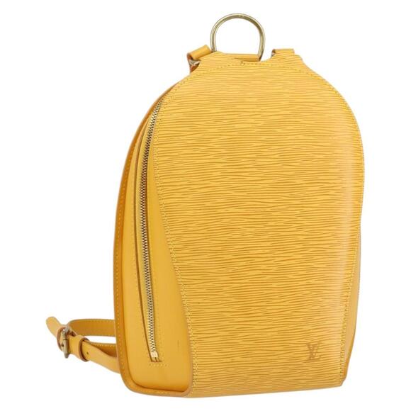 LOUIS VUITTON Epi Mabillon Backpack Yellow M52239 LV Auth 152653 main image 7